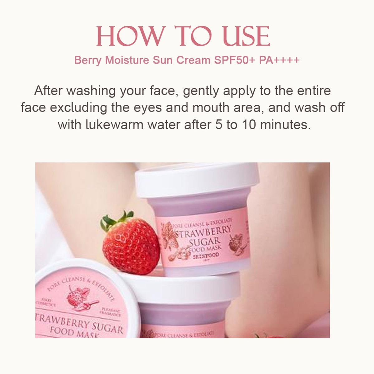 Skinfood Strawberry Sugar Food Mask | Grocsy
