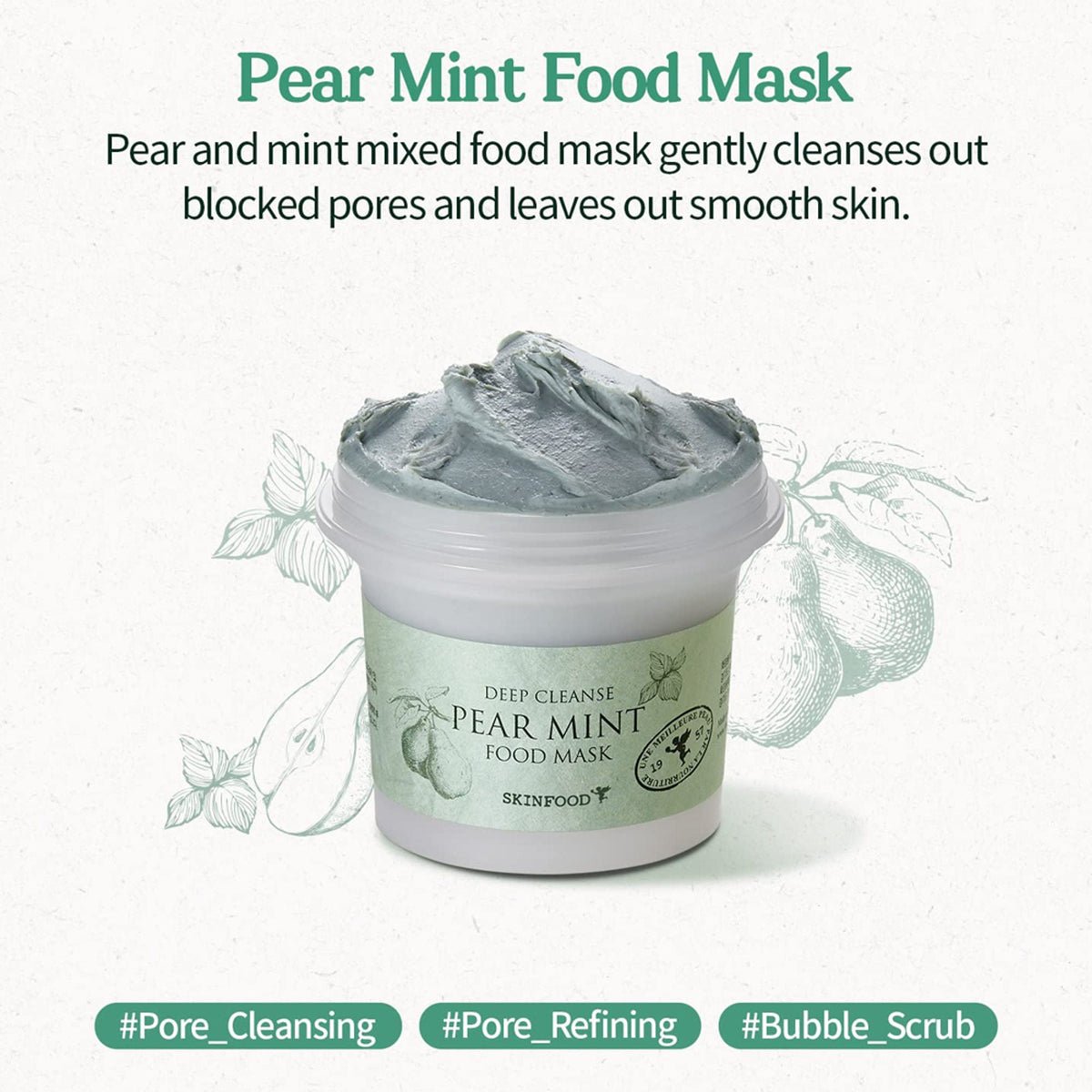Skinfood Pear Mint Food Mask | Grocsy