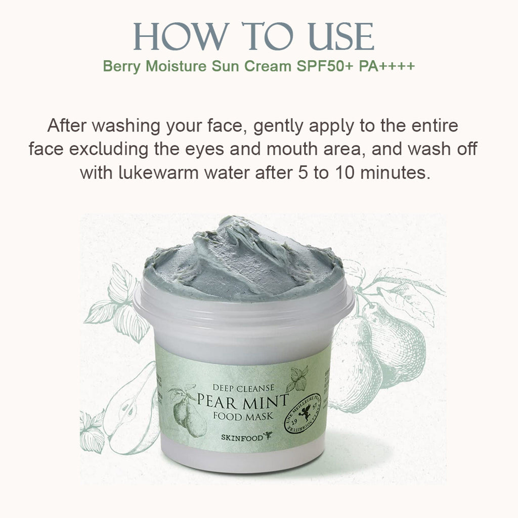 Skinfood Pear Mint Food Mask | Grocsy