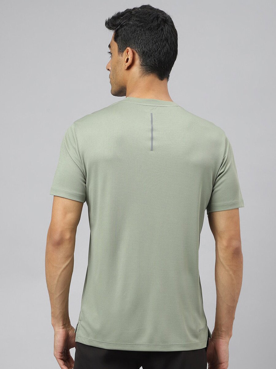 Alcis Men Drytech+ Anti-Static Slim-Fit Round Neck Running T-Shirt | Grocsy