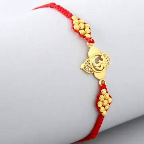 Om Divine Rakhi & Dry Fruits Treat Jars | Grocsy