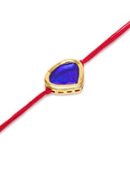 Designer kundan Rakhi - Ruby Raang | Grocsy
