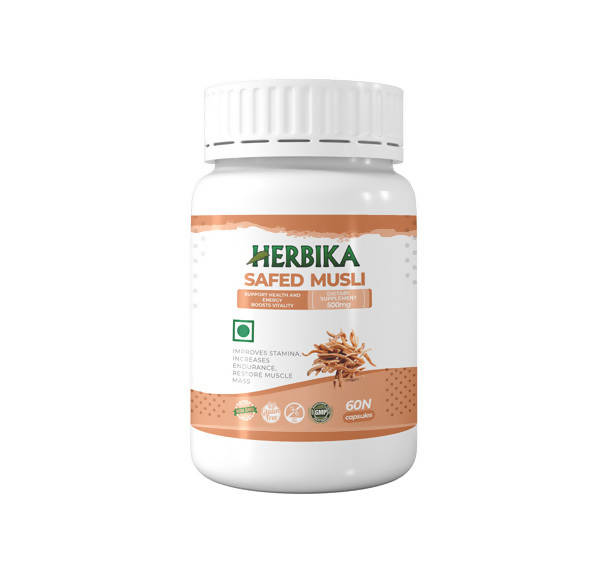Herbika Safed Musli Capsules | Grocsy