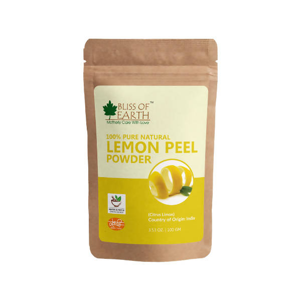 Bliss of Earth 100% Pure Natural Lemon Peel Powder | Grocsy