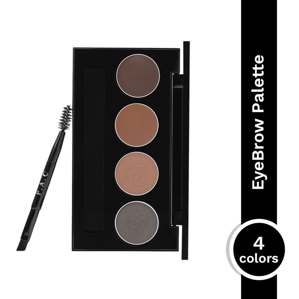 PAC Studio SuperBrowww Palette X4 01 Arch My Brows -Cream & Powder Formula Natural Shades Seamless Blending | Grocsy