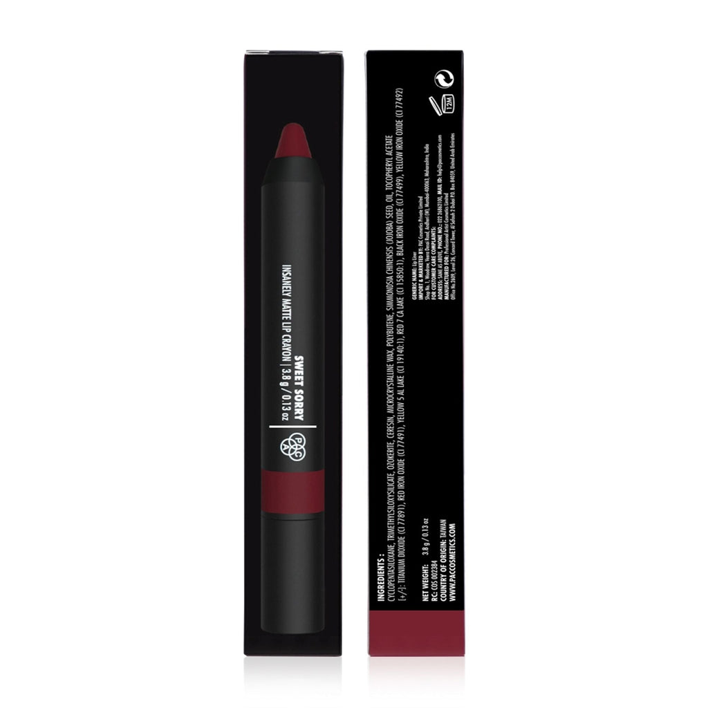 PAC Studio Insanely Matte Lip Crayon - Sweet Sorry | Grocsy