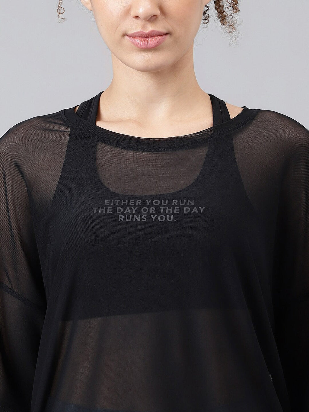 MKH Typography Printed Dri-FIT Relaxed Fit Sports T-shirt | Grocsy