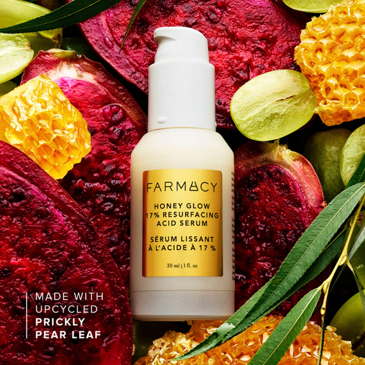 Farmacy Beauty Honey Glow 17% Resurfacing Acid Serum | Grocsy