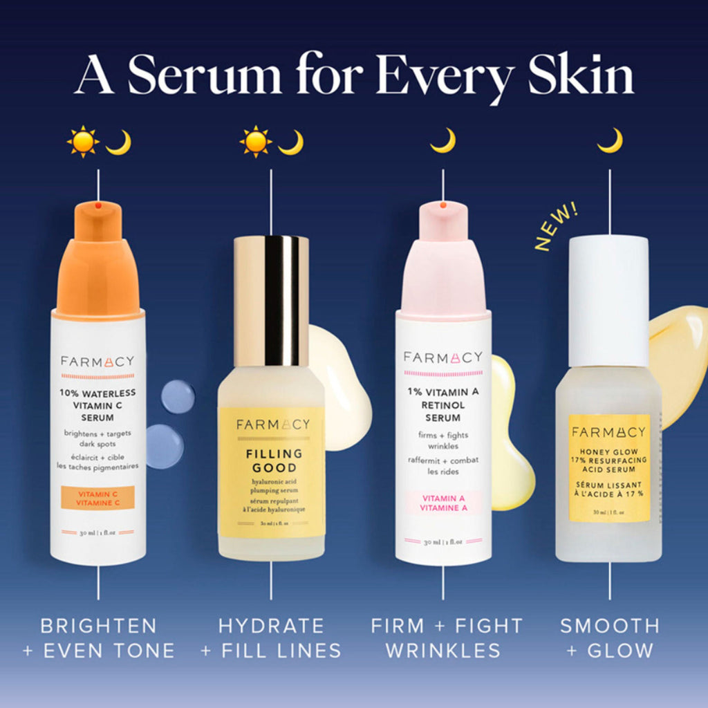 Farmacy Beauty Honey Glow 17% Resurfacing Acid Serum | Grocsy
