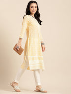 Sangria Women Ethnic Motifs Embroidered Kurta | Grocsy