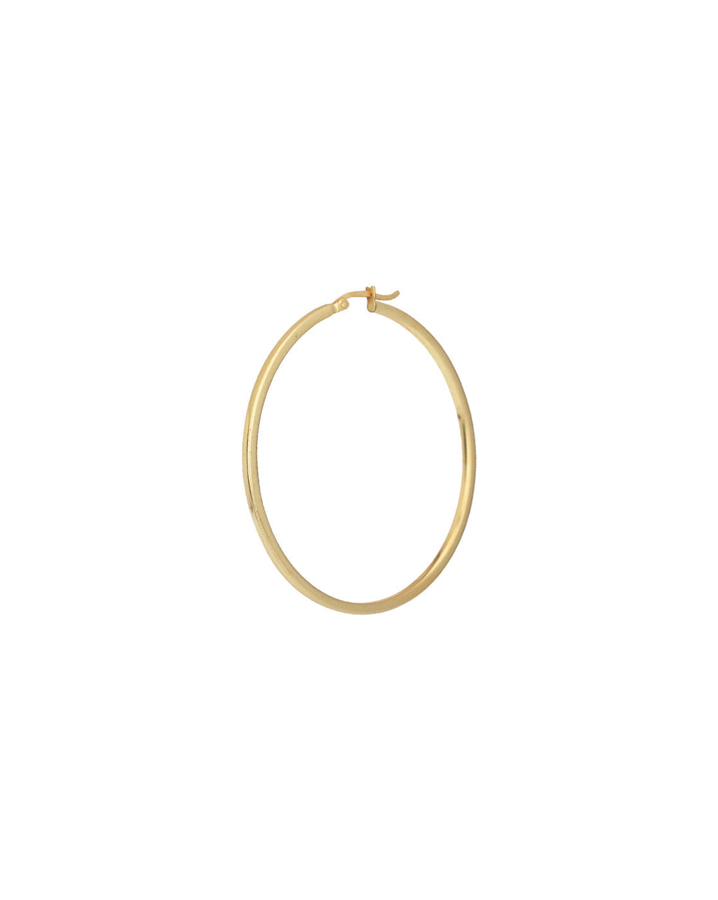 Gold-Polished Oval Shape Hoop Earrings For Women - Wahe Jewels - Swadesiicart