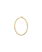 Gold-Polished Oval Shape Hoop Earrings For Women - Wahe Jewels - Swadesiicart