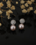 Gold-Polished Enamel Contemporary Drop Earring With Dangling Stone - Wahe Jewels - Swadesiicart