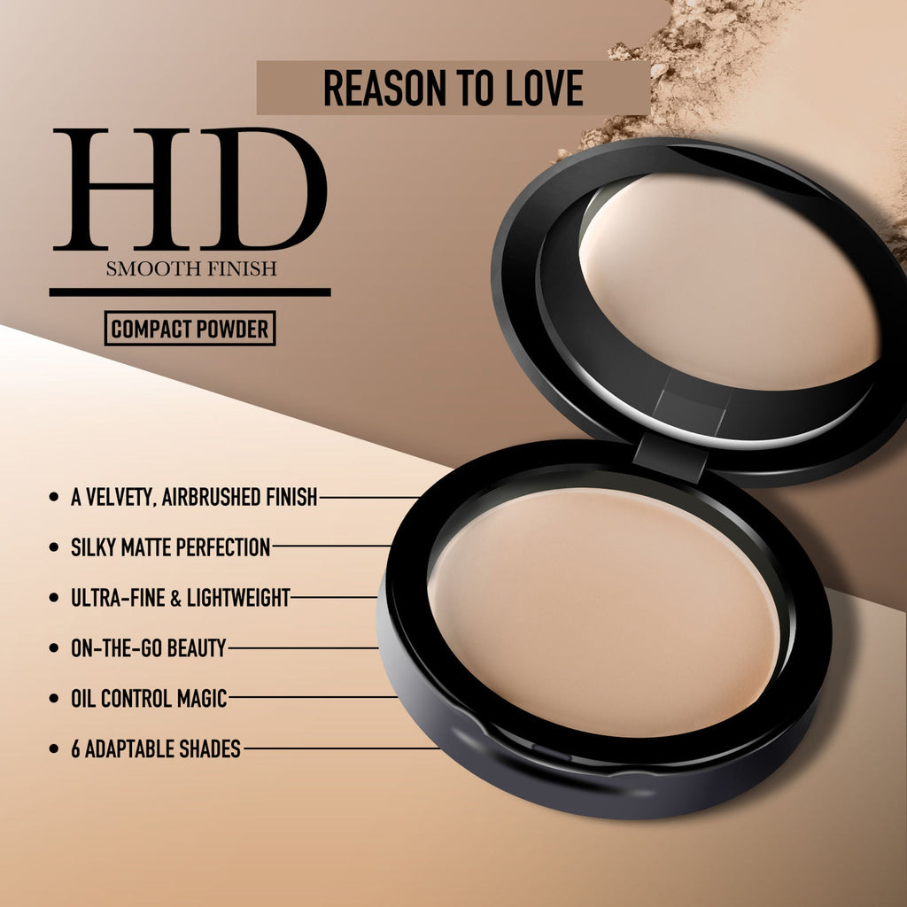 Miss Claire Hd Compact Powder - 01 Ivory Dust | Grocsy