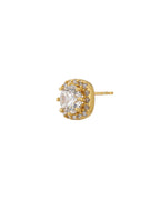 Gold-Polished Red Cz Drop Earring For Women - Wahe Jewels - Swadesiicart