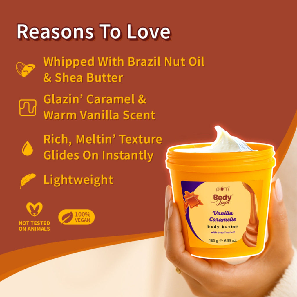 Plum BodyLovin Vanilla Caramello Body Butter | Grocsy