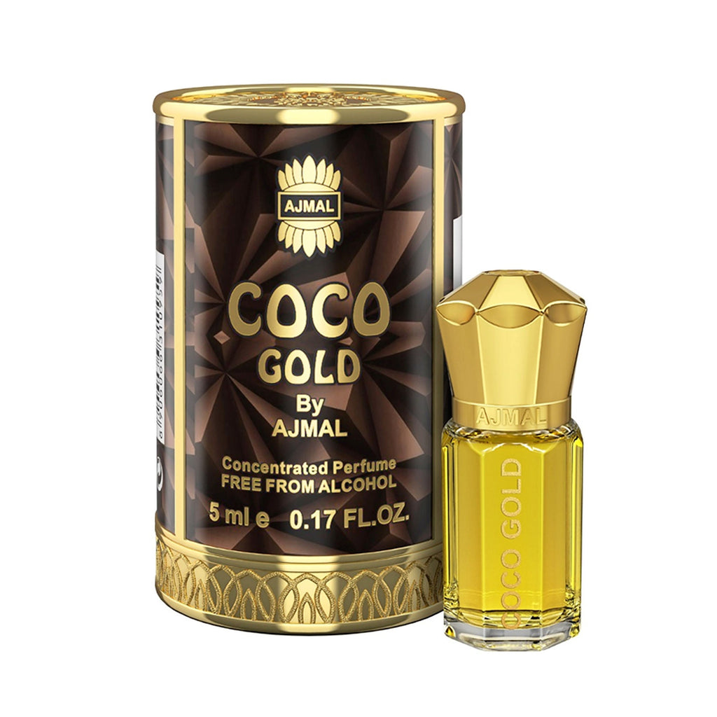 Ajmal India Coco Gold Attar Concentrated Perfume For Her | Grocsy