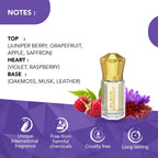 Ajmal India Black Current Attar Concentrated Perfume For Her | Grocsy