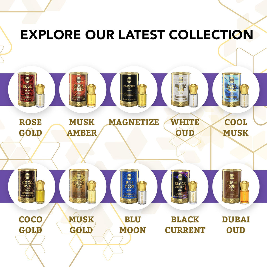 Ajmal India Black Current Attar Concentrated Perfume For Her | Grocsy