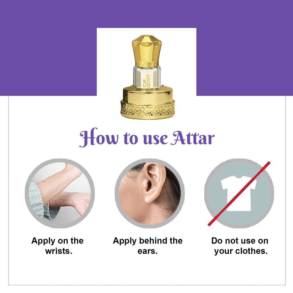 Ajmal India Black Current Attar Concentrated Perfume For Her | Grocsy