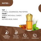 Ajmal India Dubai Oud Attar Concentrated Perfume For Her | Grocsy