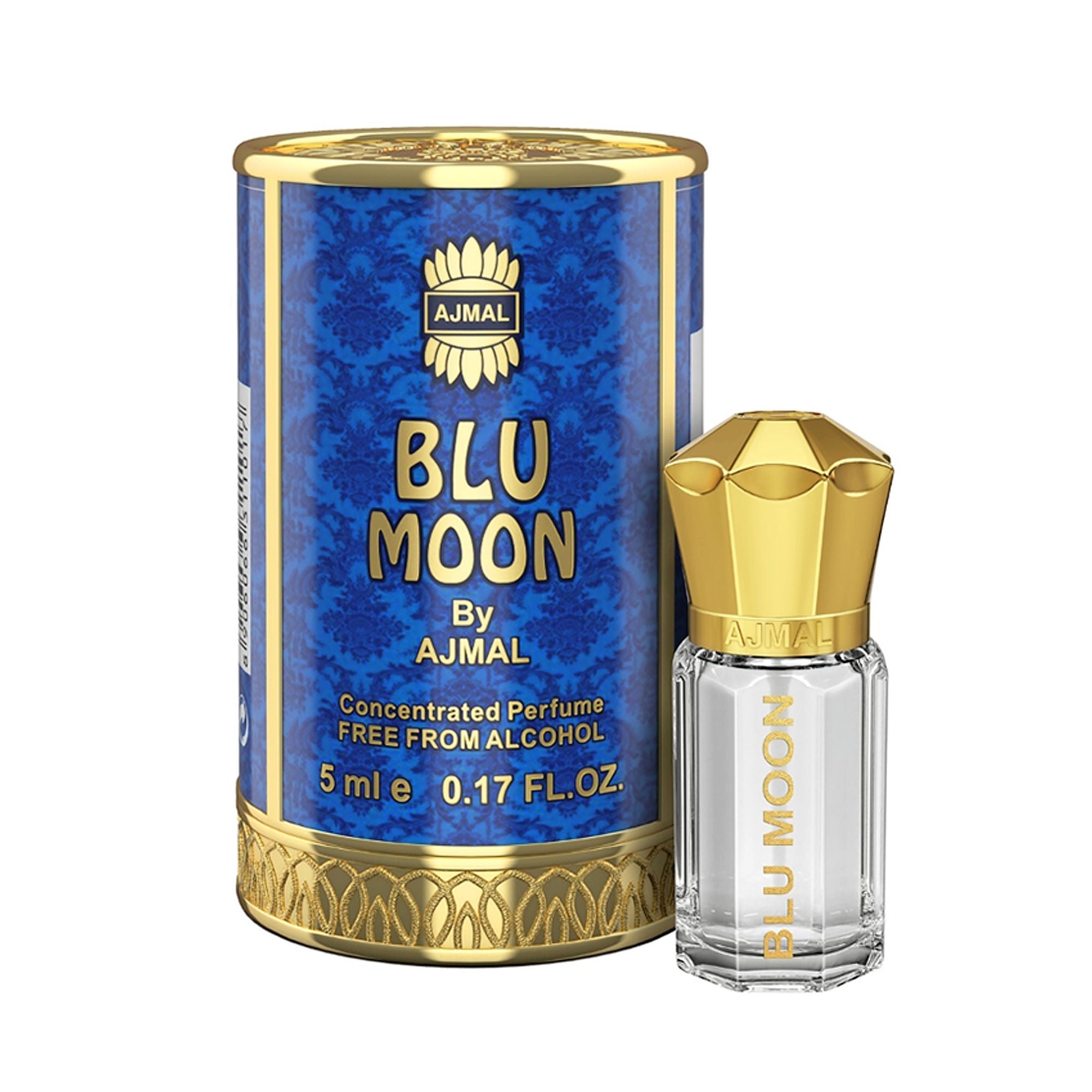 Ajmal India Blu Moon Attar Concentrated Perfume For Her | Grocsy