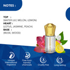 Ajmal India Blu Moon Attar Concentrated Perfume For Her | Grocsy