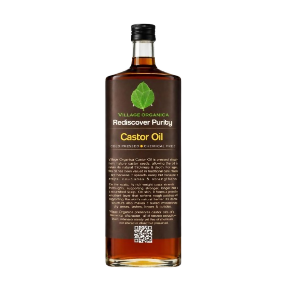 Village-Organica Cold Pressed Castor Oil | Grocsy