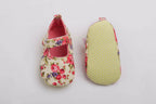 Tiny Bugs Girls Flowral Print Infants Booties - Pink | Grocsy