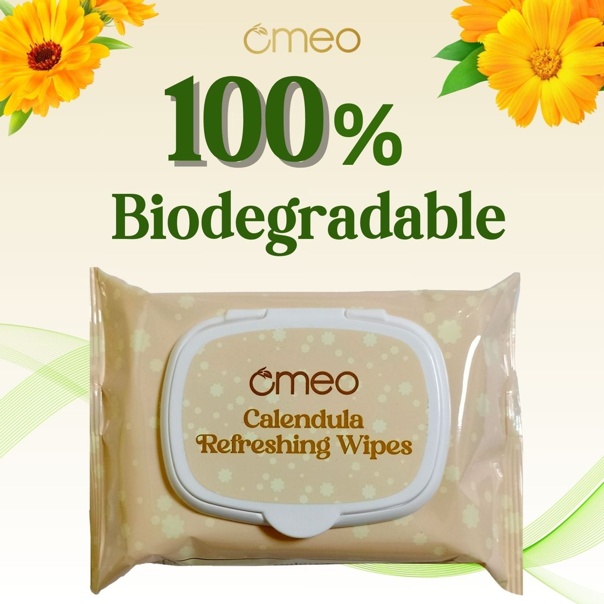 Omeo Calendula Wet Wipes | Grocsy