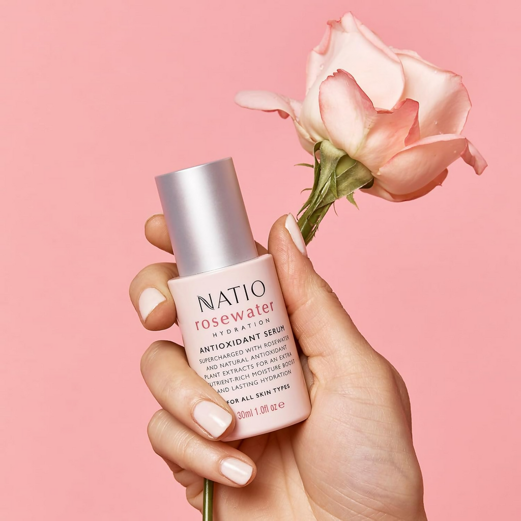 Natio Rosewater Antioxidant Serum | Grocsy