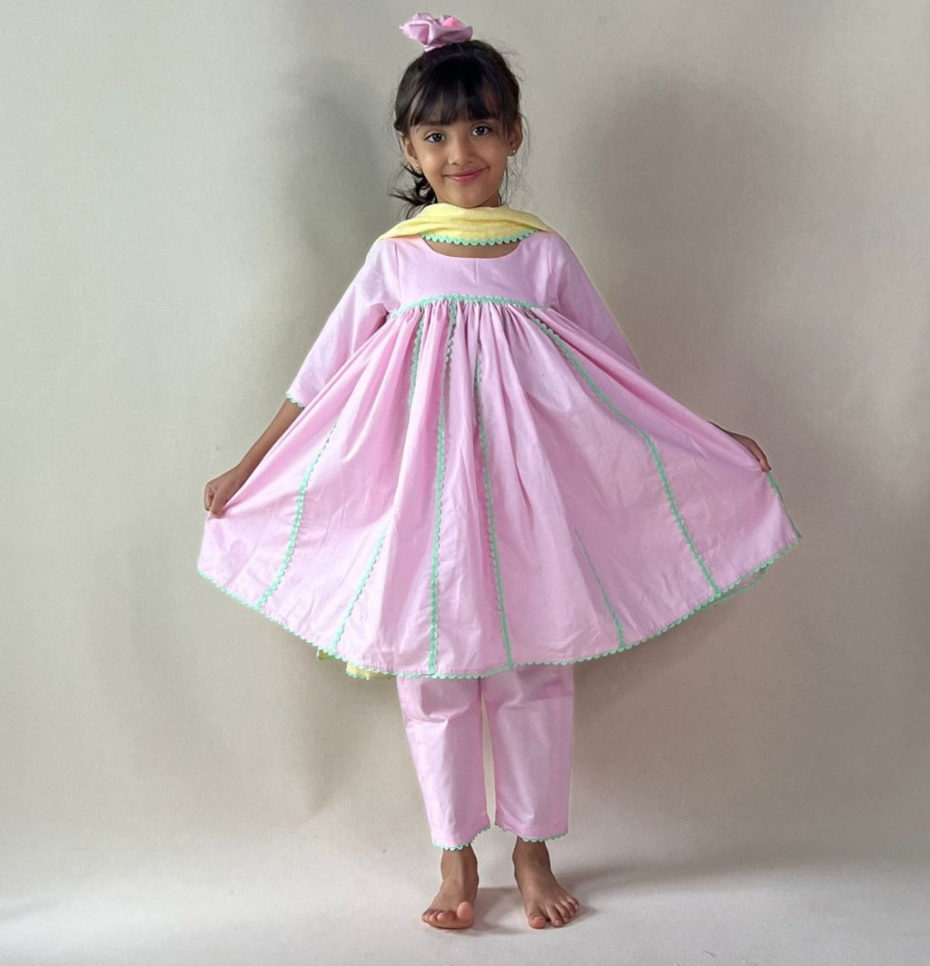 ArthLife Pink Anarkali Dress | Grocsy