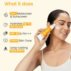Earth Rhythm Glow Surge 2 - In - 1 Serum Sunscreen & Face Moisturizer With SPF 50++++, Vitamin C | Grocsy