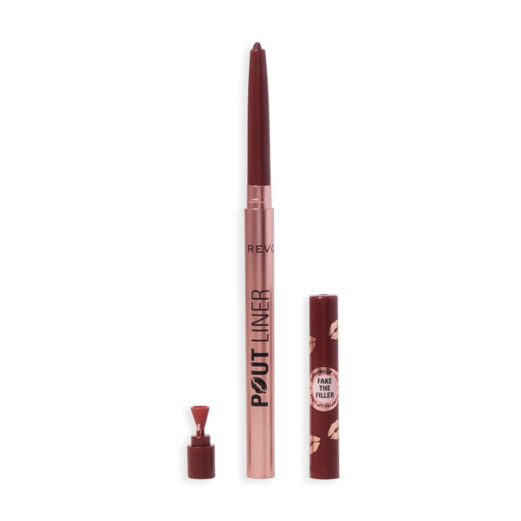 Makeup Revolution Pout Bomb Plumping Lip Liner - Cookie Warm Brown | Grocsy
