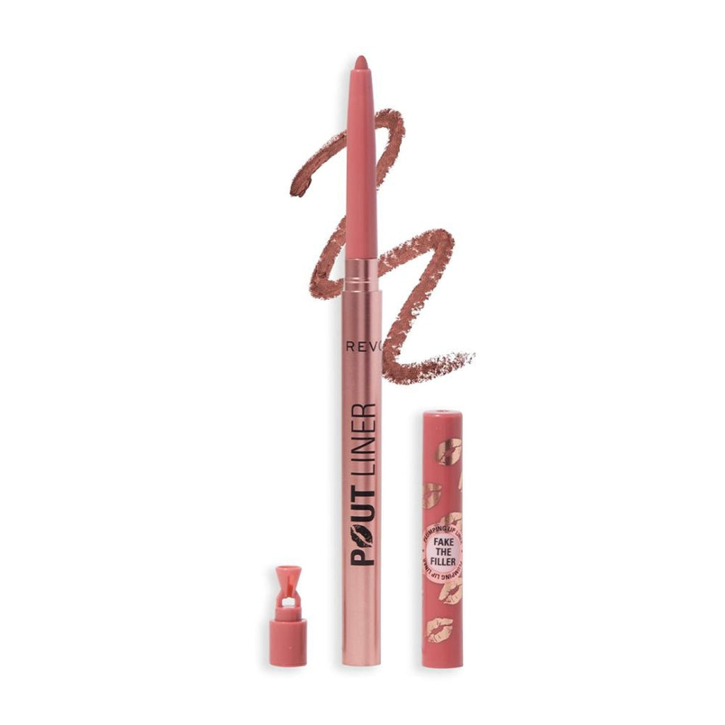 Makeup Revolution Pout Bomb Plumping Lip Liner - Chauffeur Nude | Grocsy