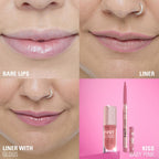 Makeup Revolution Pout Bomb Plumping Lip Liner - Kiss Baby Pink | Grocsy