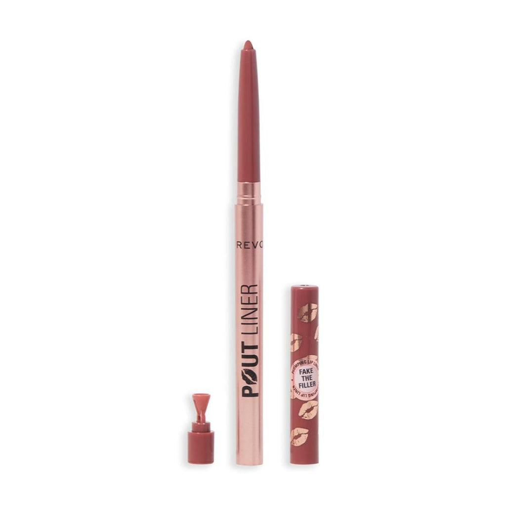 Makeup Revolution Pout Bomb Plumping Lip Liner - Doll Cool Nude | Grocsy