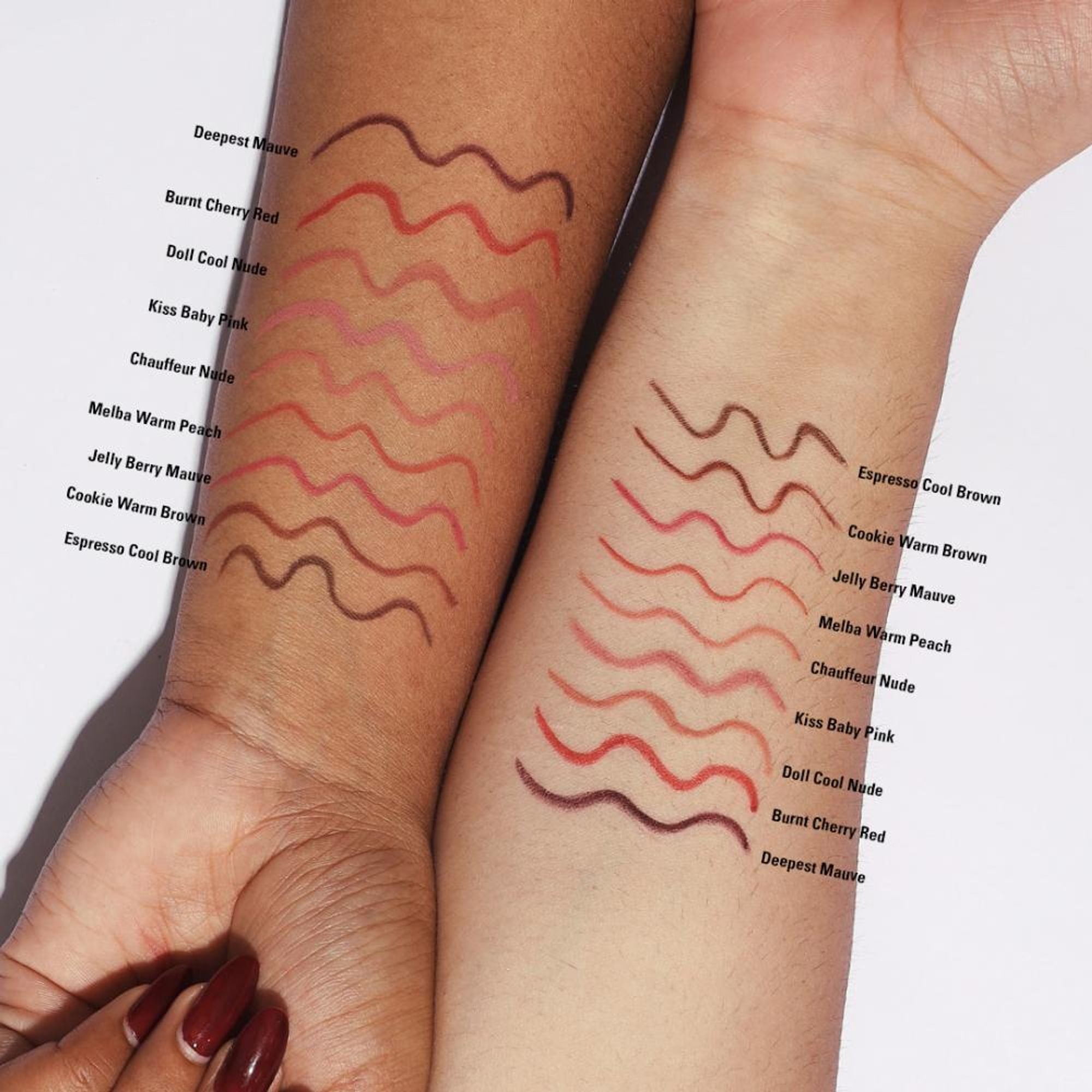 Makeup Revolution Pout Bomb Plumping Lip Liner - Burnt Cherry Red | Grocsy