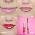 Makeup Revolution Pout Bomb Plumping Lip Liner - Burnt Cherry Red | Grocsy