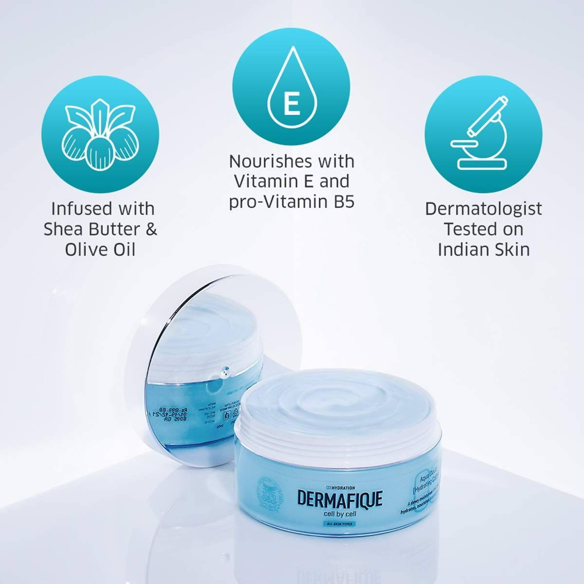 Dermafique Aqua Cloud Hydrating Creme Light Moisturizer | Grocsy