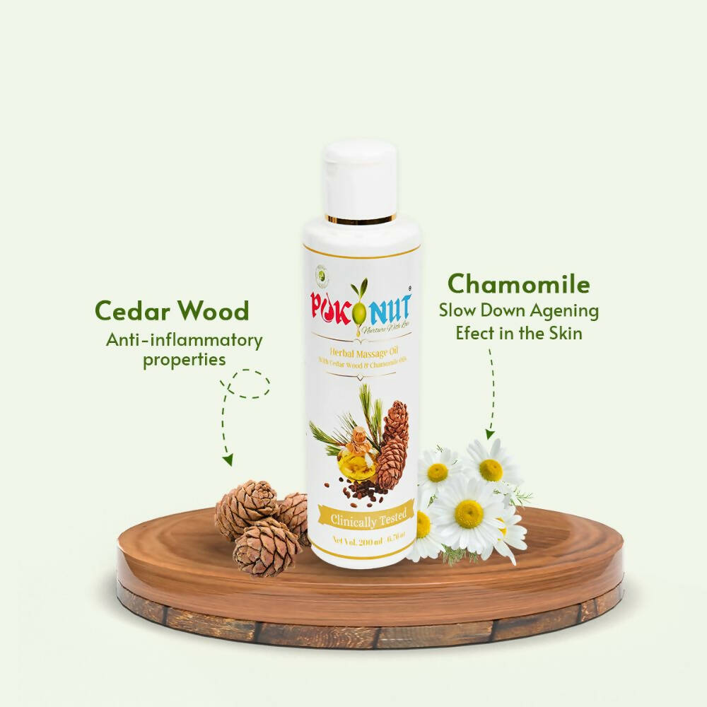 Pokonut Herbal Massage Oil | Grocsy