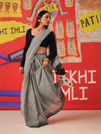 Tikhi Imli Woven Design Cotton Blend Saree | Grocsy