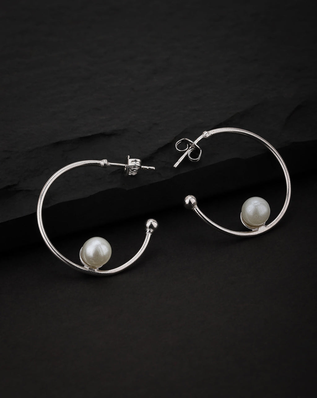 Gold-Polished Tasselled With Black Beaded Contemporary Drop Earring - Wahe Jewels - Swadesiicart