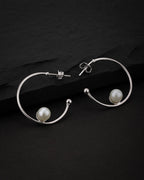 Gold-Polished Tasselled With Black Beaded Contemporary Drop Earring - Wahe Jewels - Swadesiicart