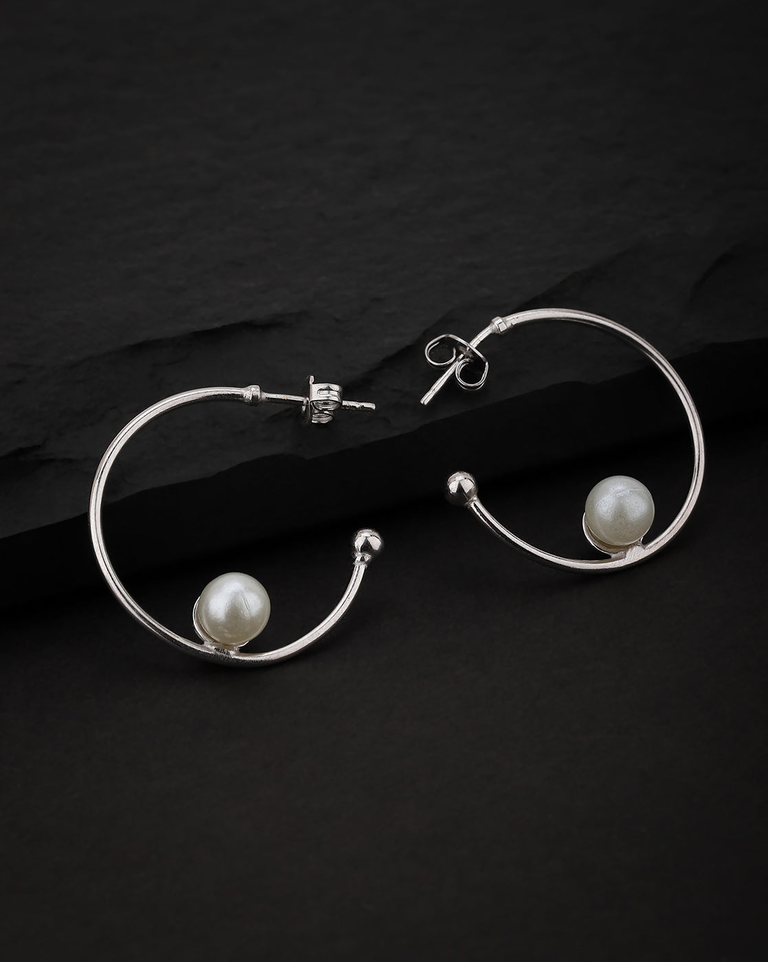 Gold-Polished Tasselled With Black Beaded Contemporary Drop Earring - Wahe Jewels - Swadesiicart