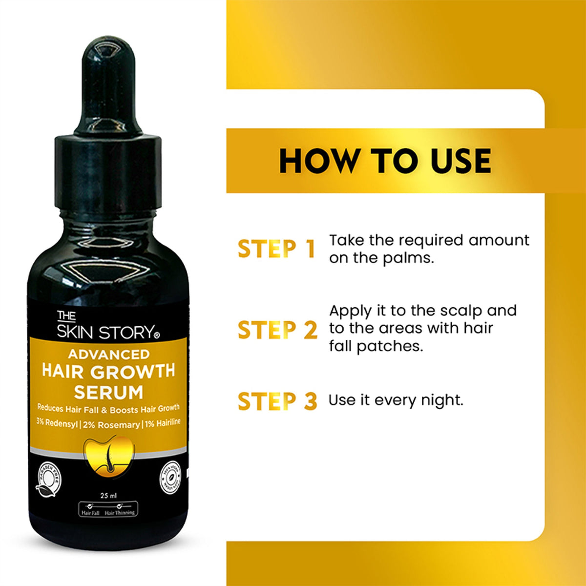 The Skin Story Hair Growth Serum | Grocsy