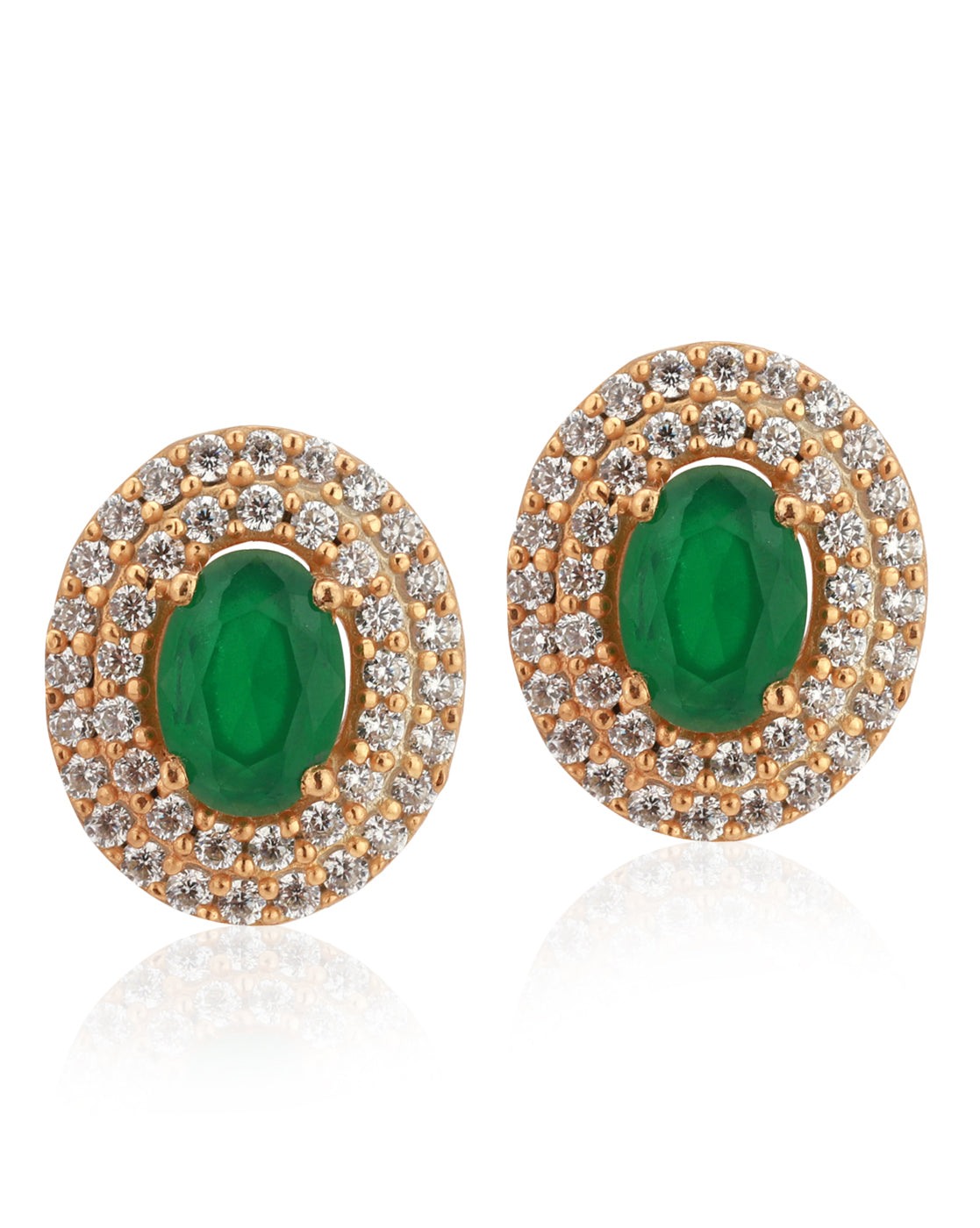 Gold-Polished With Moon Stone Fancy Drop Earring For Women - Wahe Jewels - Swadesiicart