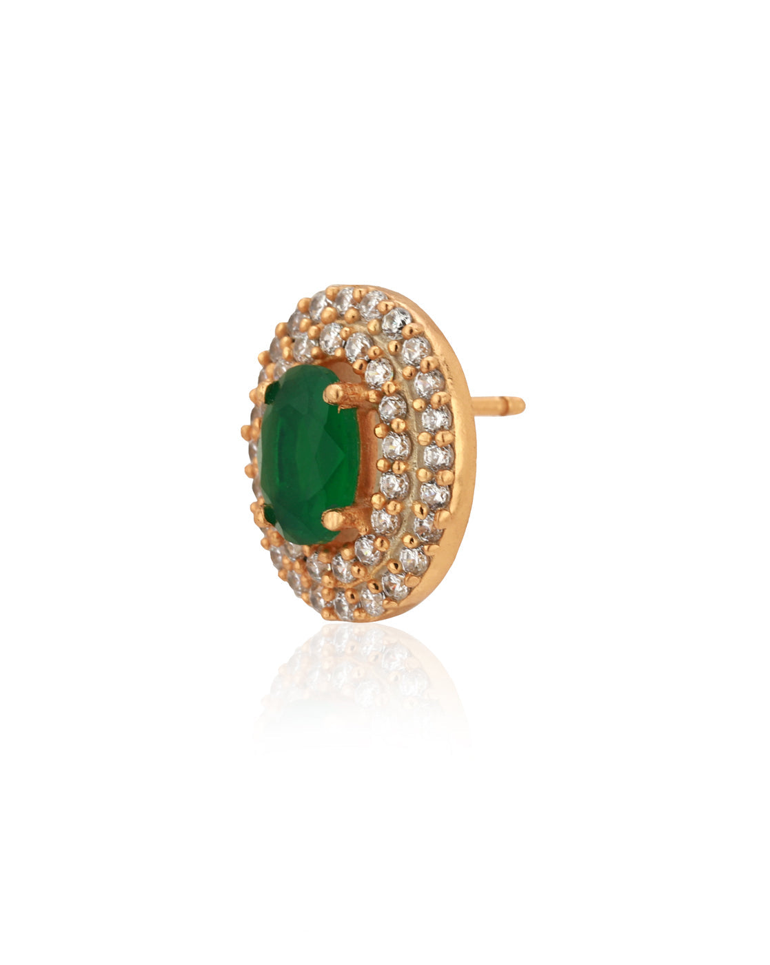 Gold-Polished With Moon Stone Fancy Drop Earring For Women - Wahe Jewels - Swadesiicart