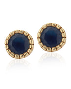 Gold-Polished Cz Studded Circular Hoop Earrings For Women - Wahe Jewels - Swadesiicart
