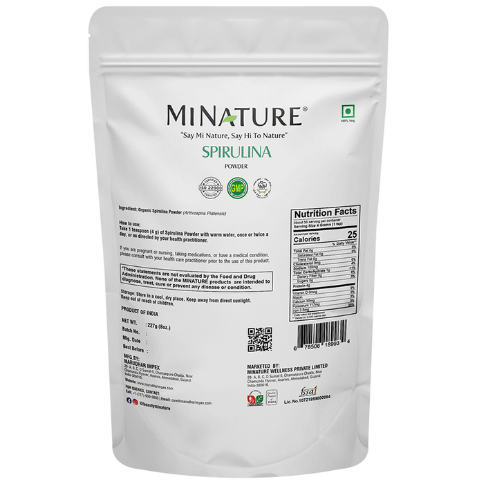 Minature Spirulina Organic Powder | Grocsy